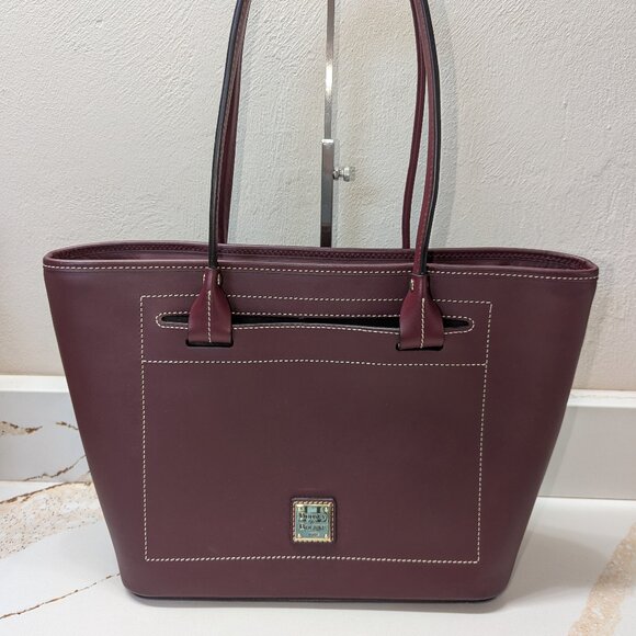 Dooney & Bourke Handbags - Dooney & Bourke, pristine burgundy leather, EUC! No callouts!